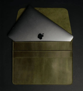 Чохол-папка для MacBook з натуральної шкіри Crazy Horse | Sleeve, фото 50 — Skin&Skin