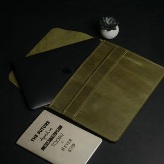 Чохол-папка для MacBook з натуральної шкіри Crazy Horse | Sleeve, фото 48 — Skin&Skin