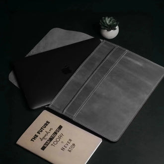 Чохол-папка для MacBook з натуральної шкіри Crazy Horse | Sleeve, фото 25 — Skin&Skin