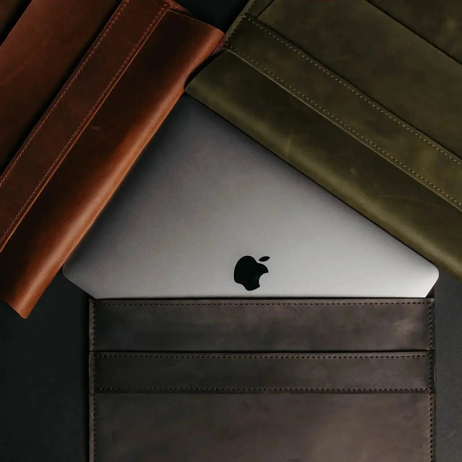 Чохол-папка для MacBook з натуральної шкіри Crazy Horse | Sleeve, фото 49 — Skin&Skin