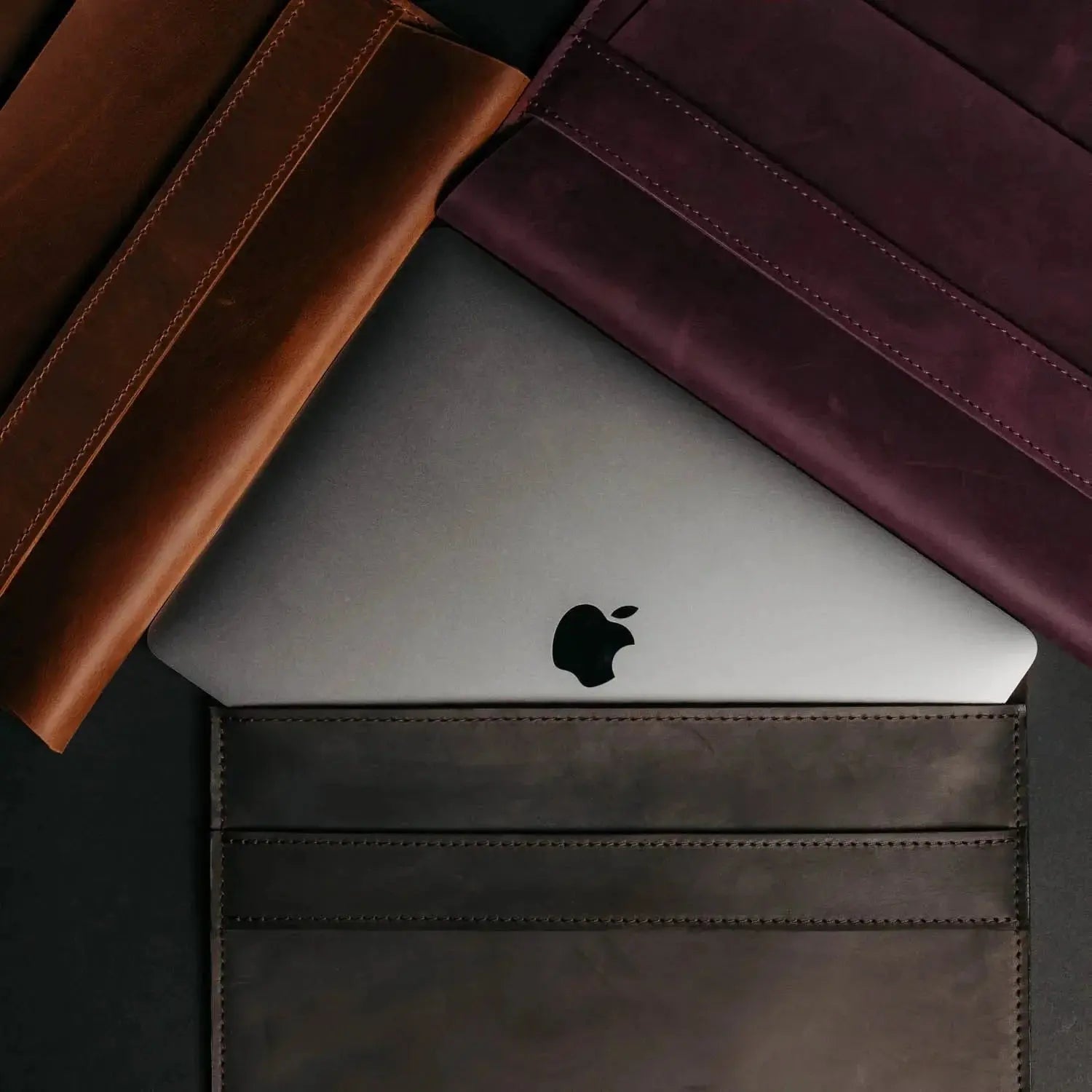 Чохол-папка для MacBook з натуральної шкіри Crazy Horse | Sleeve, фото 43 — Skin&Skin