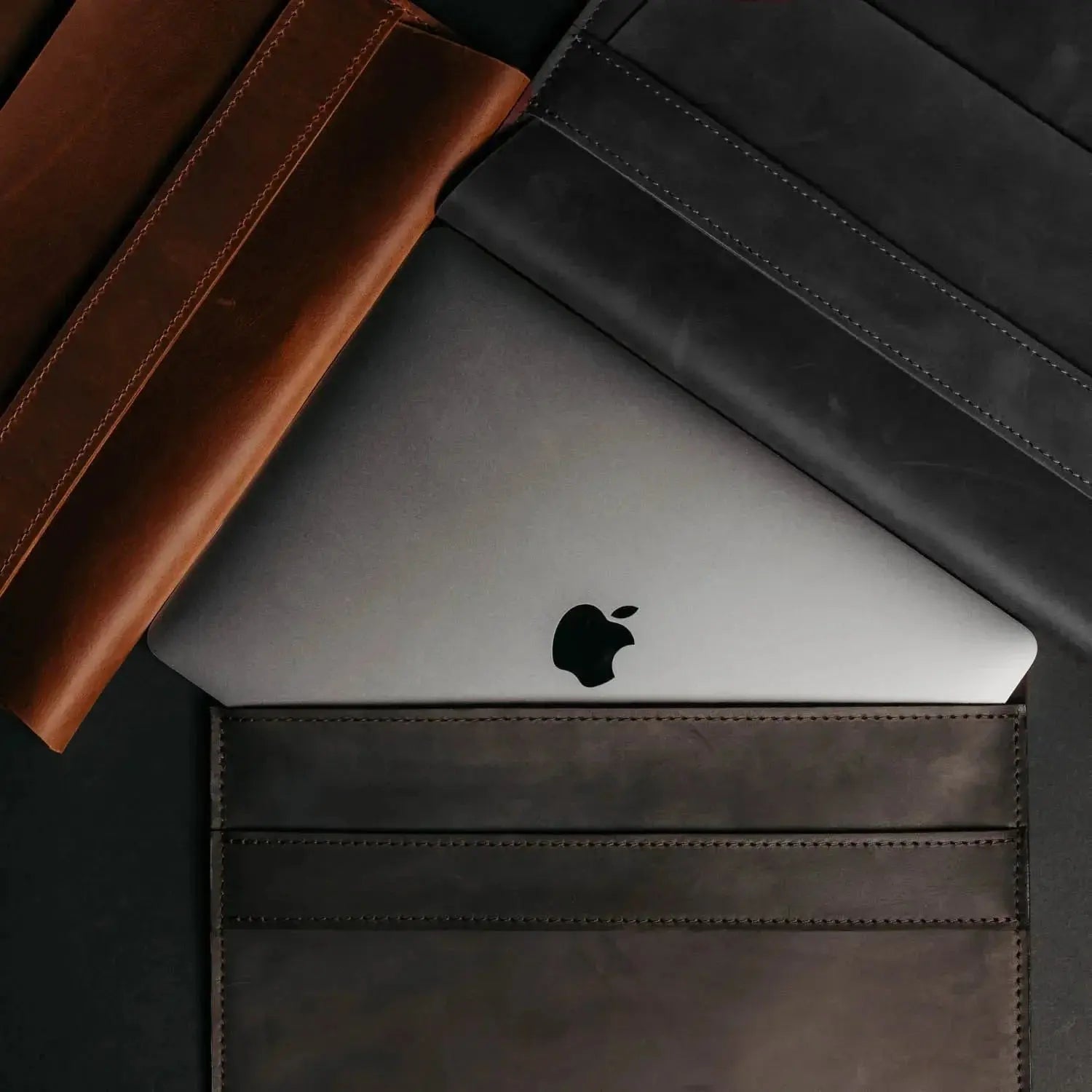 Чохол-папка для MacBook з натуральної шкіри Crazy Horse | Sleeve, фото 38 — Skin&Skin