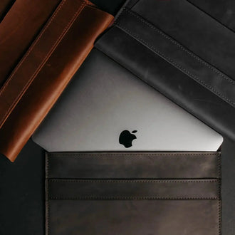 Чохол-папка для MacBook з натуральної шкіри Crazy Horse | Sleeve, фото 38 — Skin&Skin