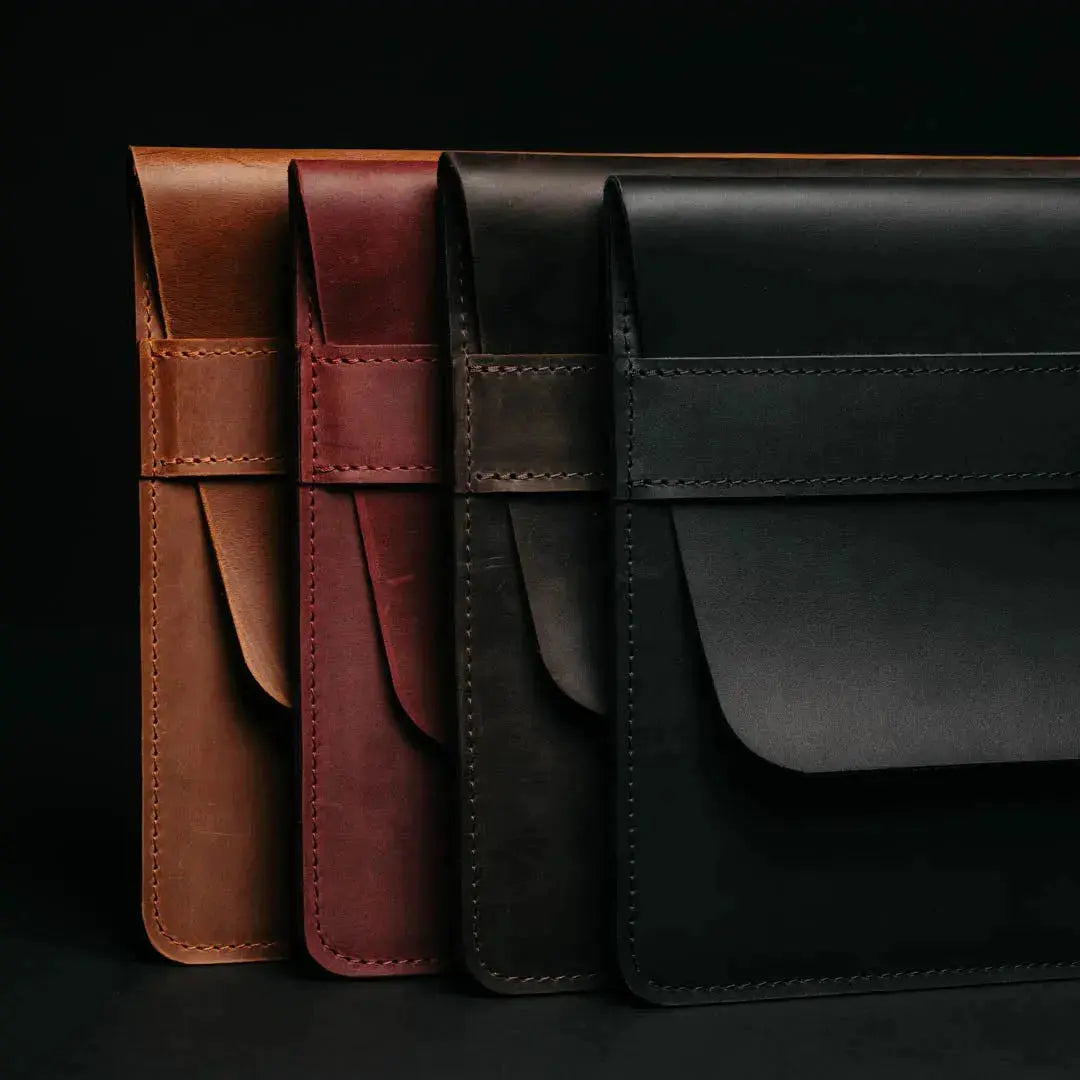 Чохол-папка для MacBook з натуральної шкіри Crazy Horse | Sleeve, фото 10 — Skin&Skin