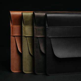 Чохол-папка для MacBook з натуральної шкіри Crazy Horse | Sleeve, фото 53 — Skin&Skin