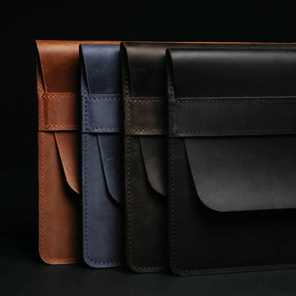 Чохол-папка для MacBook з натуральної шкіри Crazy Horse | Sleeve, фото 69 — Skin&Skin