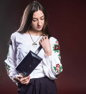 Жіноча поясна сумка з гладкої шкіри зі знімним ремінцем | Mini Bag, фото 4 — Skin&Skin