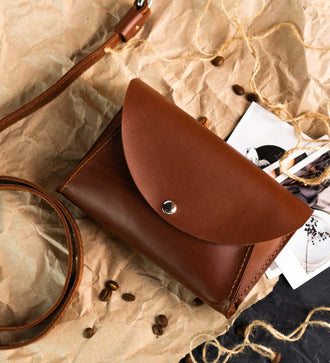 Жіноча поясна сумка з гладкої шкіри зі знімним ремінцем | Mini Bag, фото 30 — Skin&Skin