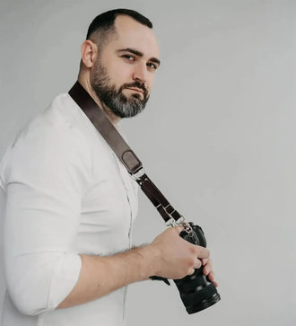Шкіряний ремінь для фотоапарата | для DSLR та бездзеркальних камер, фото 15 — Skin&Skin