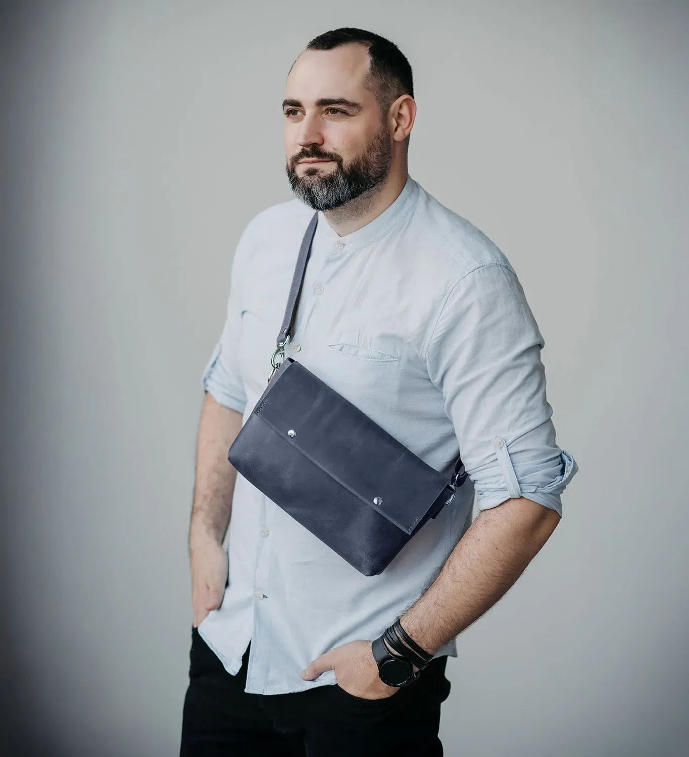 Crossbody L – шкіряна сумка- 3-в-1