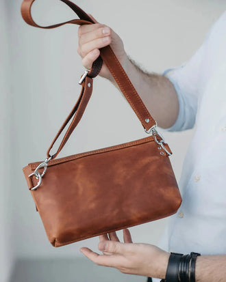 Crossbody L – чоловіча сумка з матової шкіри 3 в 1, фото 10 — Skin&Skin