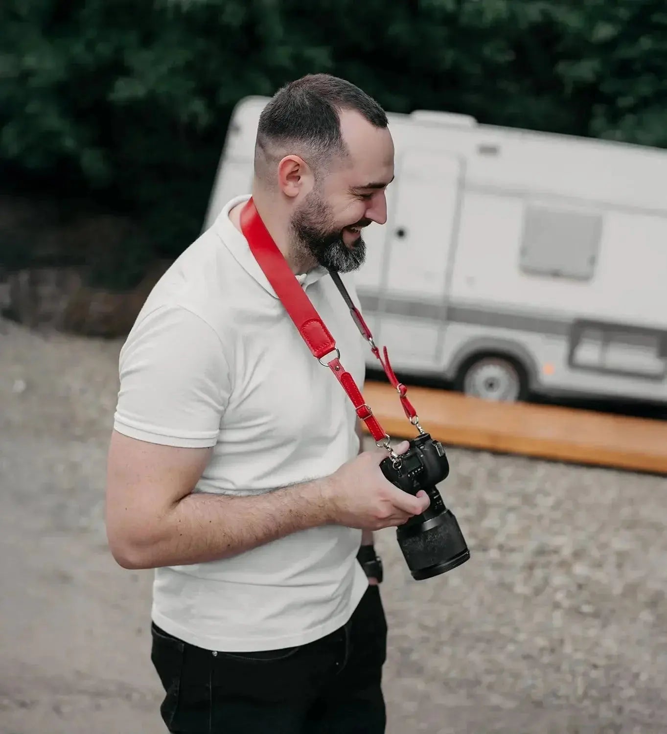 Шкіряний ремінь для фотоапарата | для DSLR та бездзеркальних камер, фото 24 — Skin&Skin
