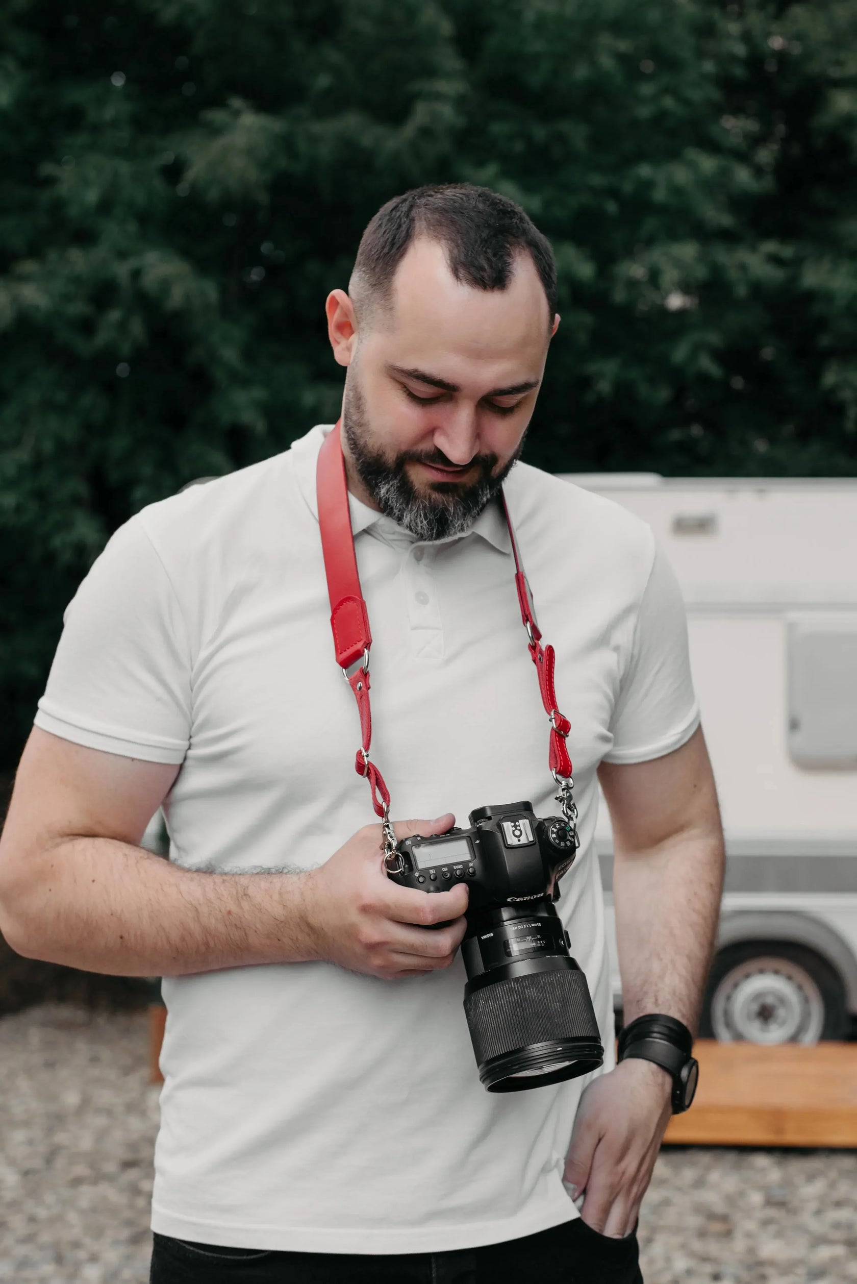 Шкіряний ремінь для фотоапарата | для DSLR та бездзеркальних камер, фото 29 — Skin&Skin
