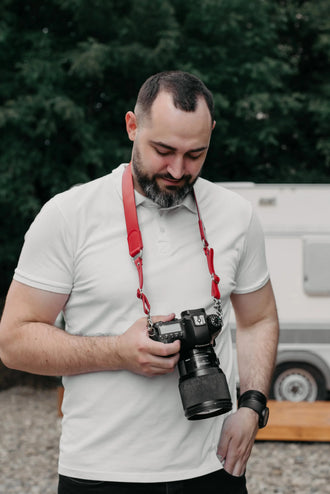 Шкіряний ремінь для фотоапарата | для DSLR та бездзеркальних камер, фото 29 — Skin&Skin