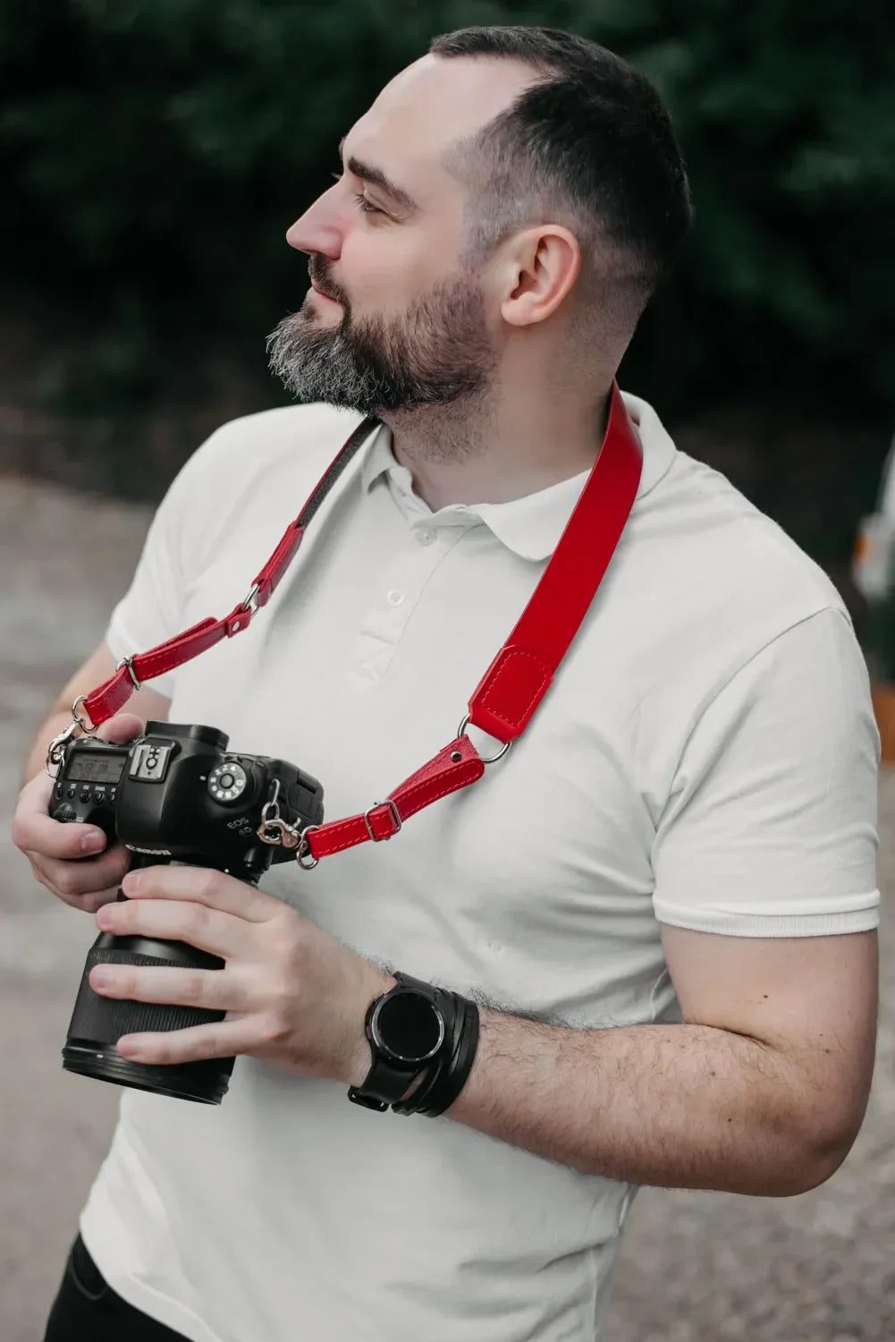 Шкіряний ремінь для фотоапарата | для DSLR та бездзеркальних камер, фото 31 — Skin&Skin
