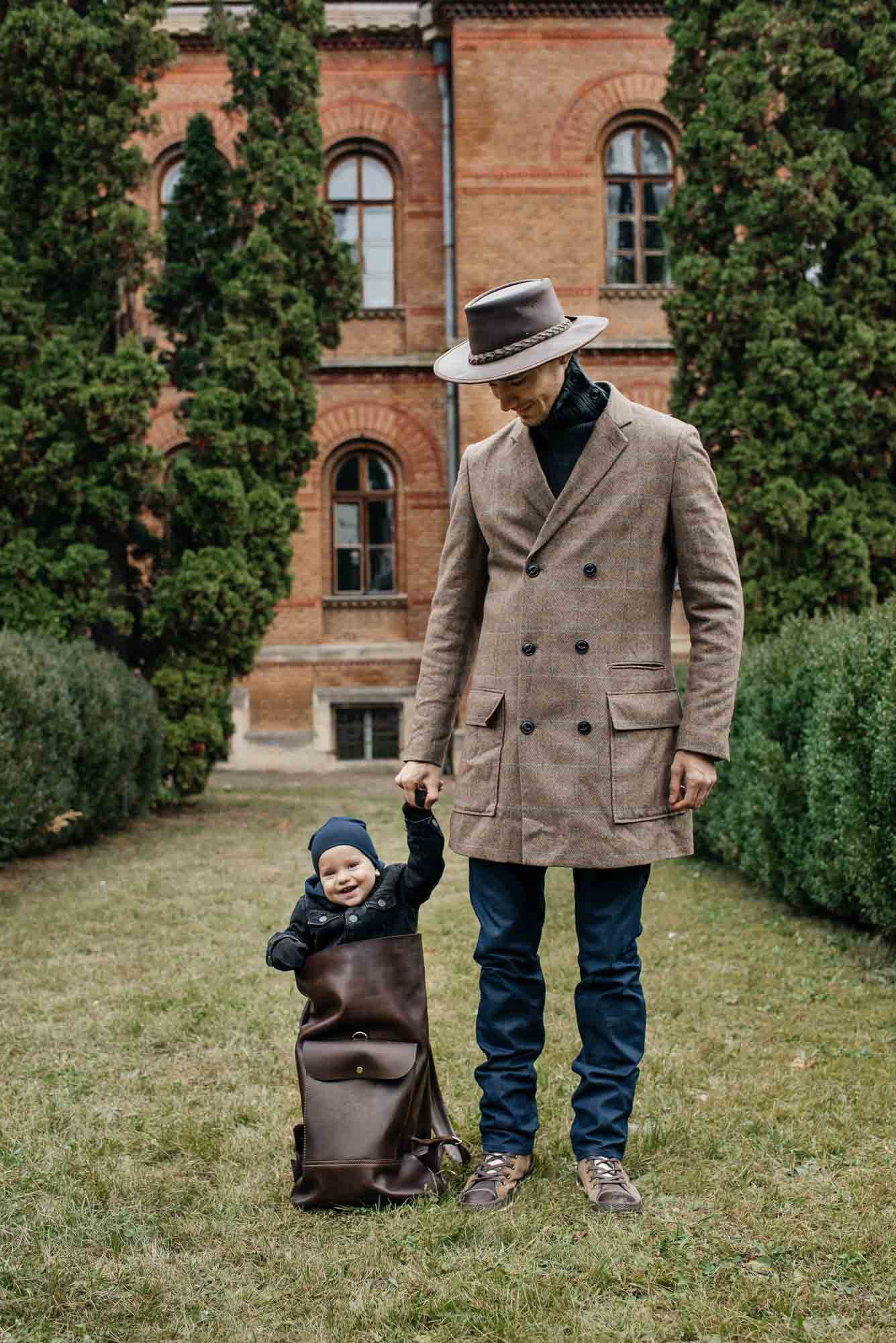Мінімалістичний шкіряний рюкзак RollTop, фото 26 — Skin&Skin
