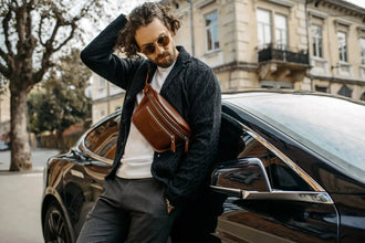 Поясна сумка Bum Bag з класичної шкіри для жінок та чоловіків, фото 31 — Skin&Skin