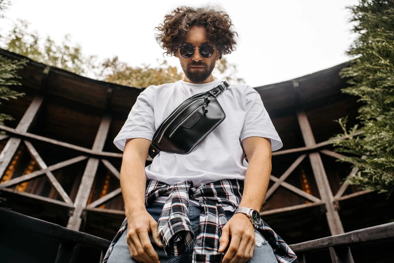 Leather BumBag | Black - Skin and Skin