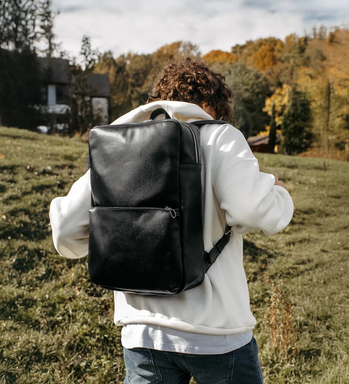 Рюкзак Nomad з класичної шкіри – підходить для ноутбуків 15.6/17''