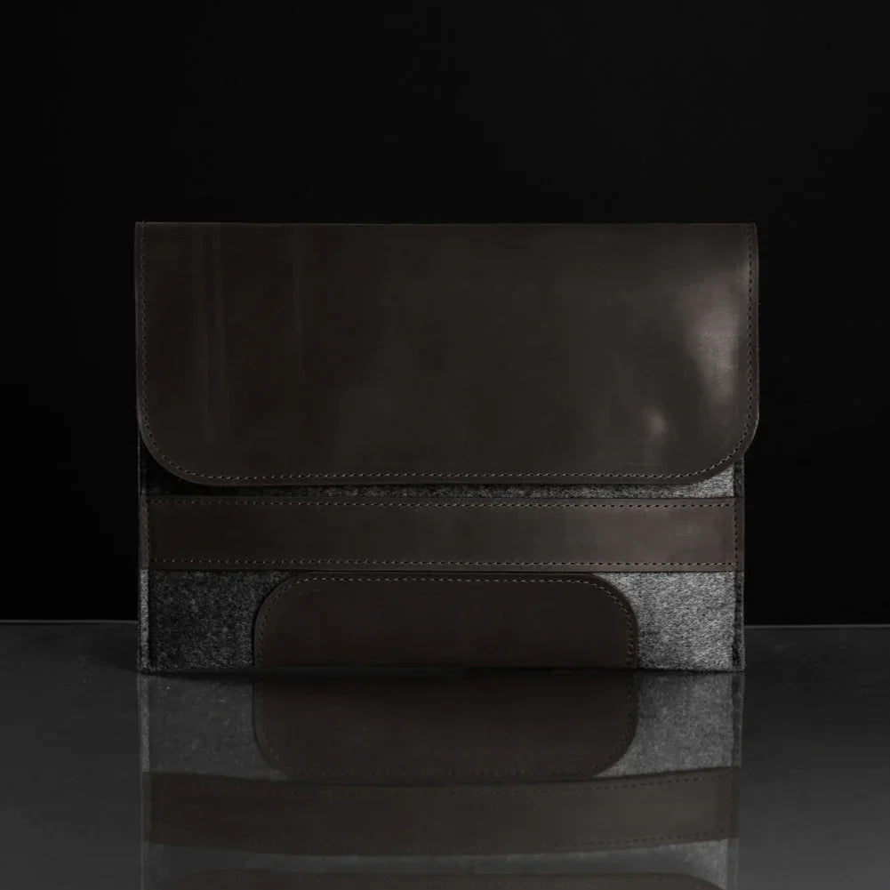 Чохол для MacBook зі шкіри та войлоку | Всі розміри