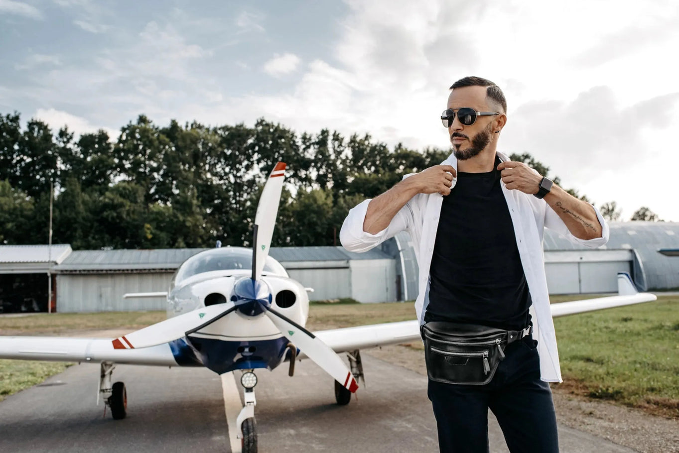 Leather BumBag | Black - Skin and Skin