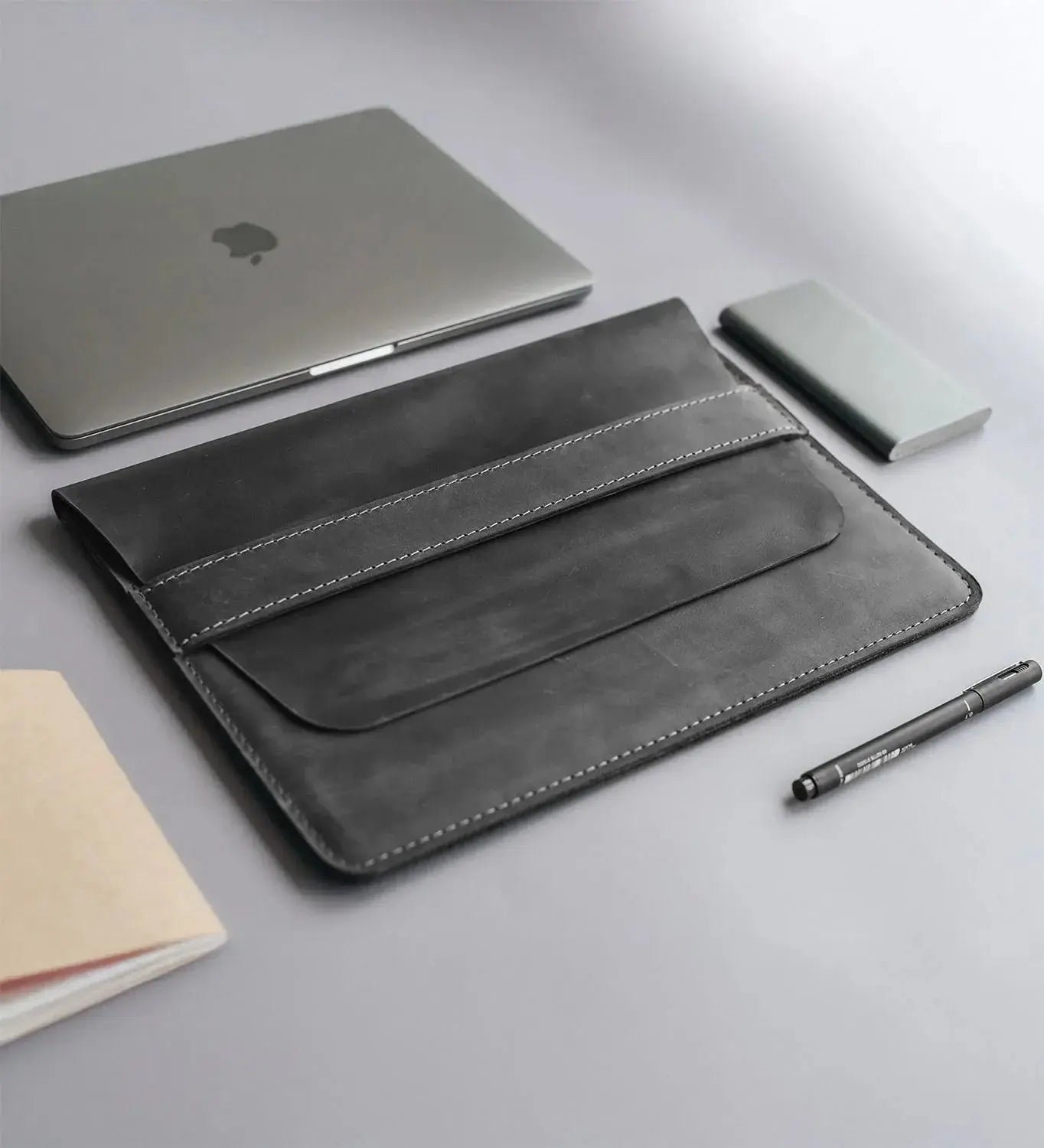 Чохол-папка для MacBook з натуральної шкіри Crazy Horse | Sleeve, фото 28 — Skin&Skin