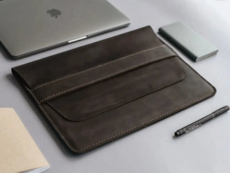 Чохол-папка для MacBook з натуральної шкіри Crazy Horse | Sleeve, фото 24 — Skin&Skin