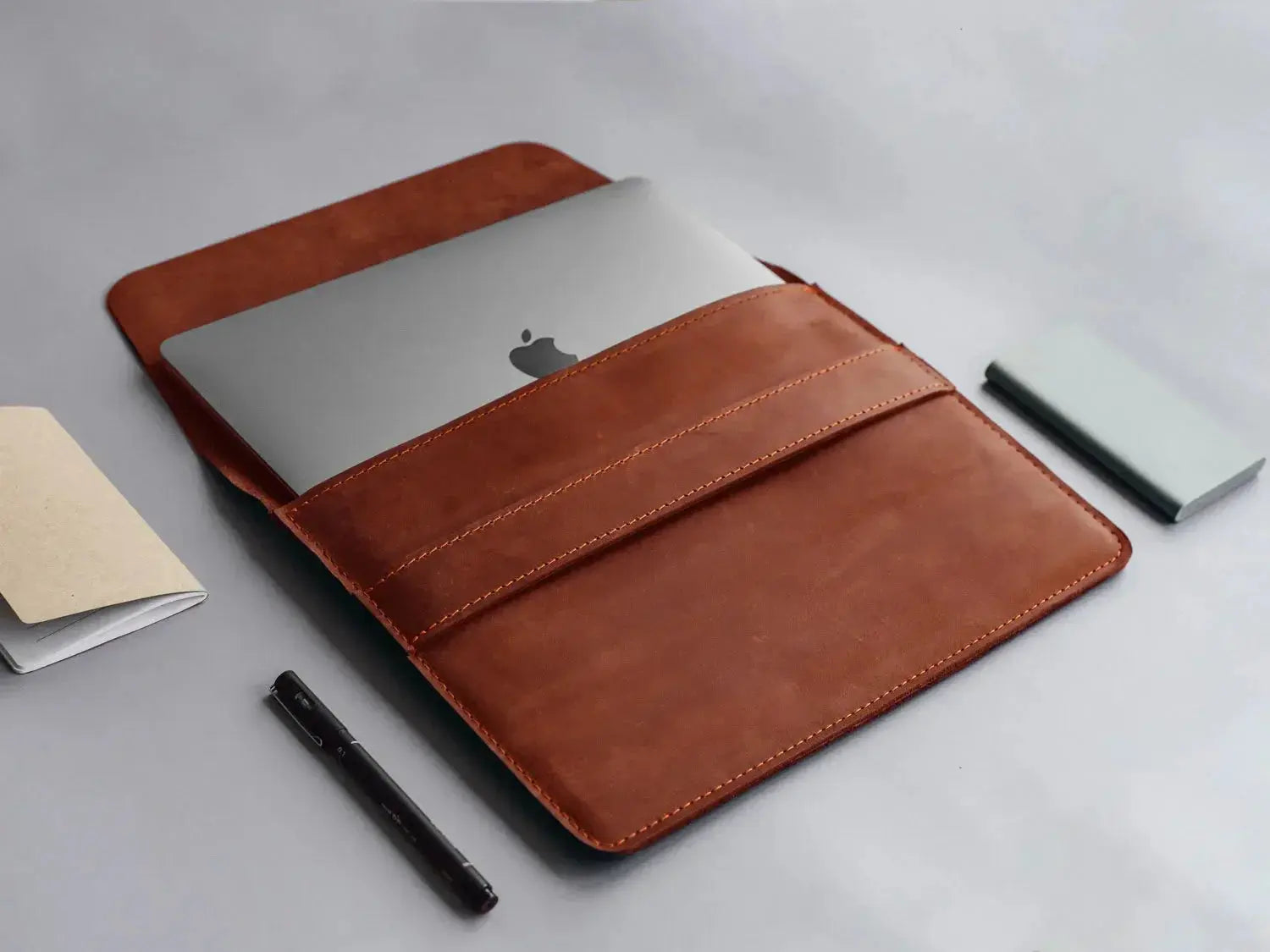 Чохол-папка для MacBook з натуральної шкіри Crazy Horse | Sleeve, фото 34 — Skin&Skin