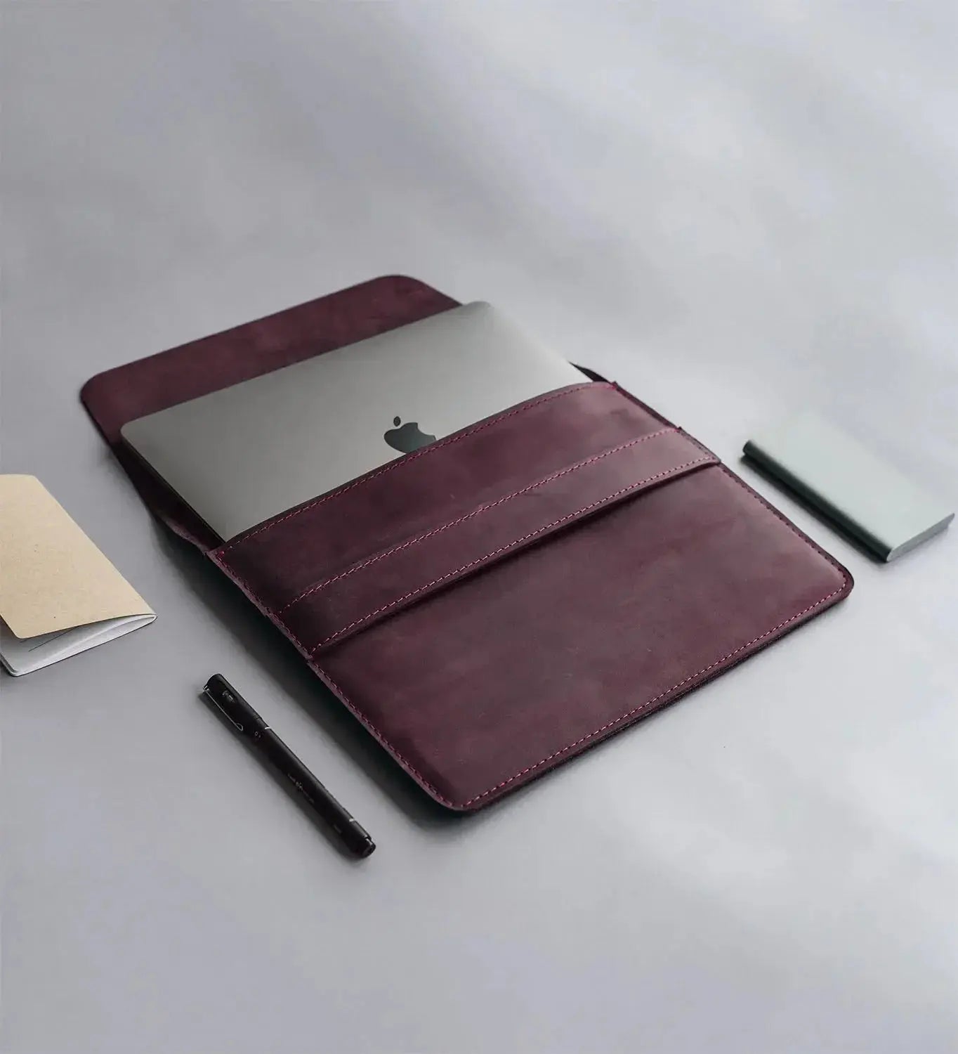 Чохол-папка для MacBook з натуральної шкіри Crazy Horse | Sleeve, фото 19 — Skin&Skin