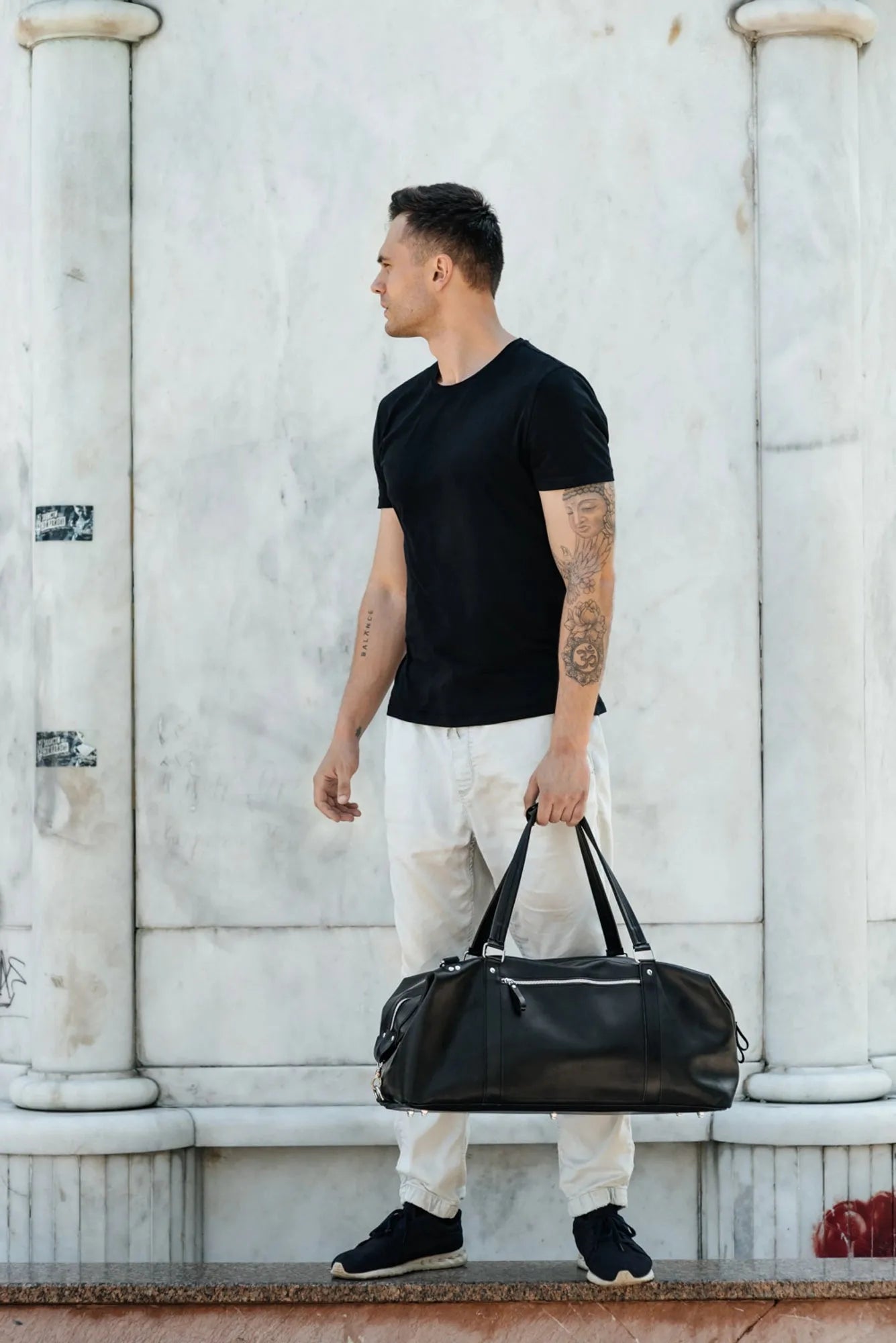 Дорожня сумка Stout з класичної шкіри M/L, фото 18 — Skin&Skin