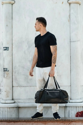 Дорожня сумка Stout з класичної шкіри M/L, фото 18 — Skin&Skin