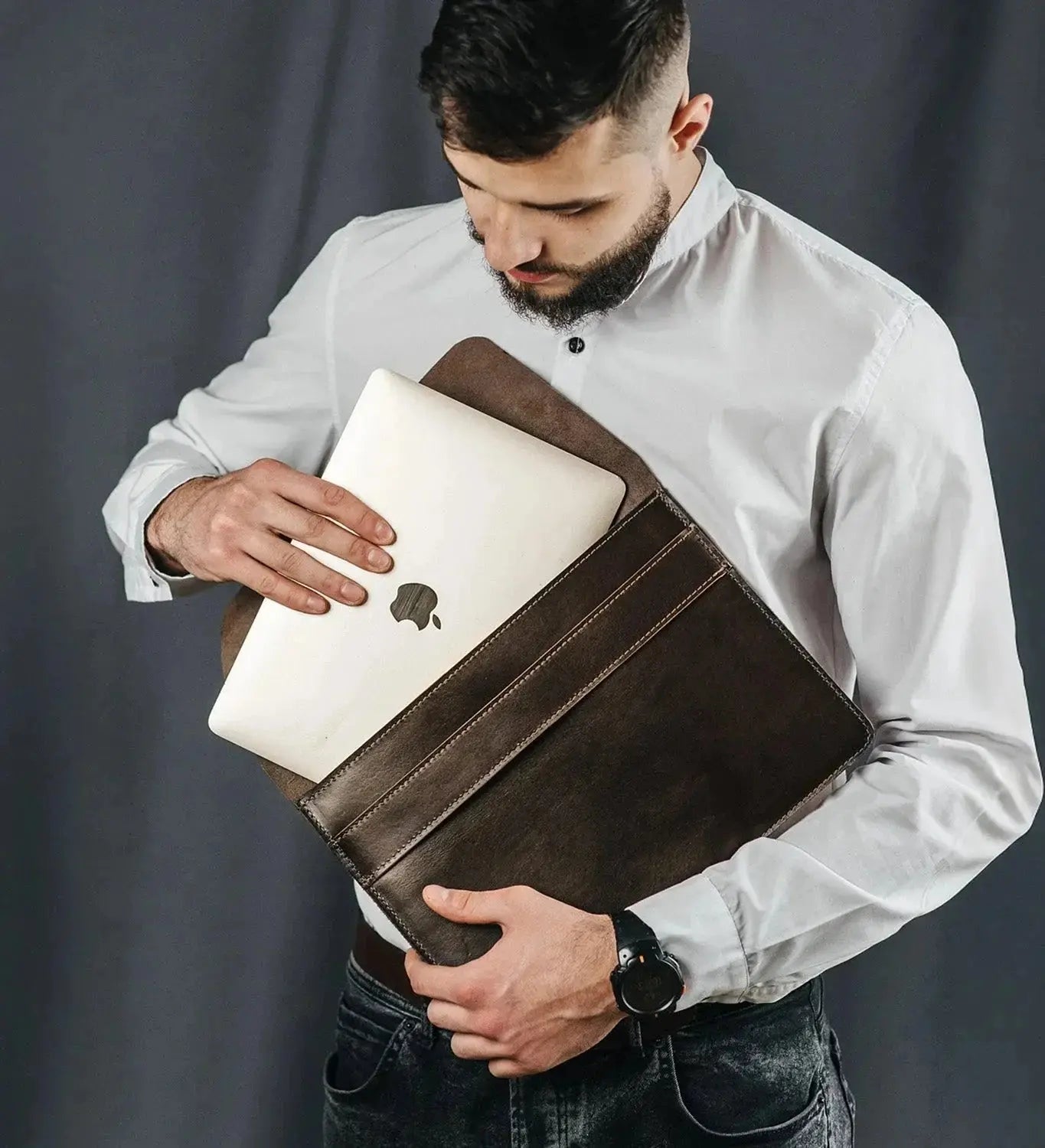 Шкіряний чохол-конверт для MacBook | Sleeve, фото 22 — Skin&Skin