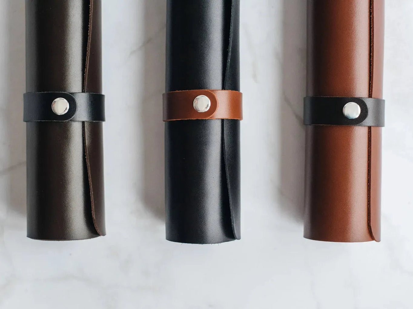 Leather Deskpad | Smooth | Cognac - Skin and Skin