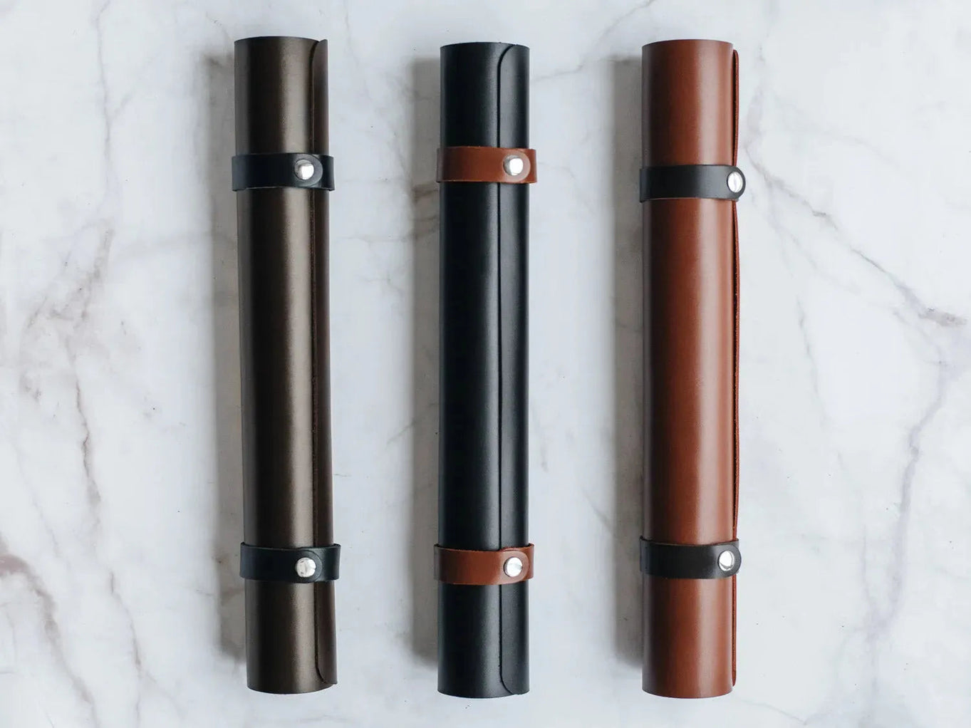 Leather Deskpad | Smooth | Cognac - Skin and Skin