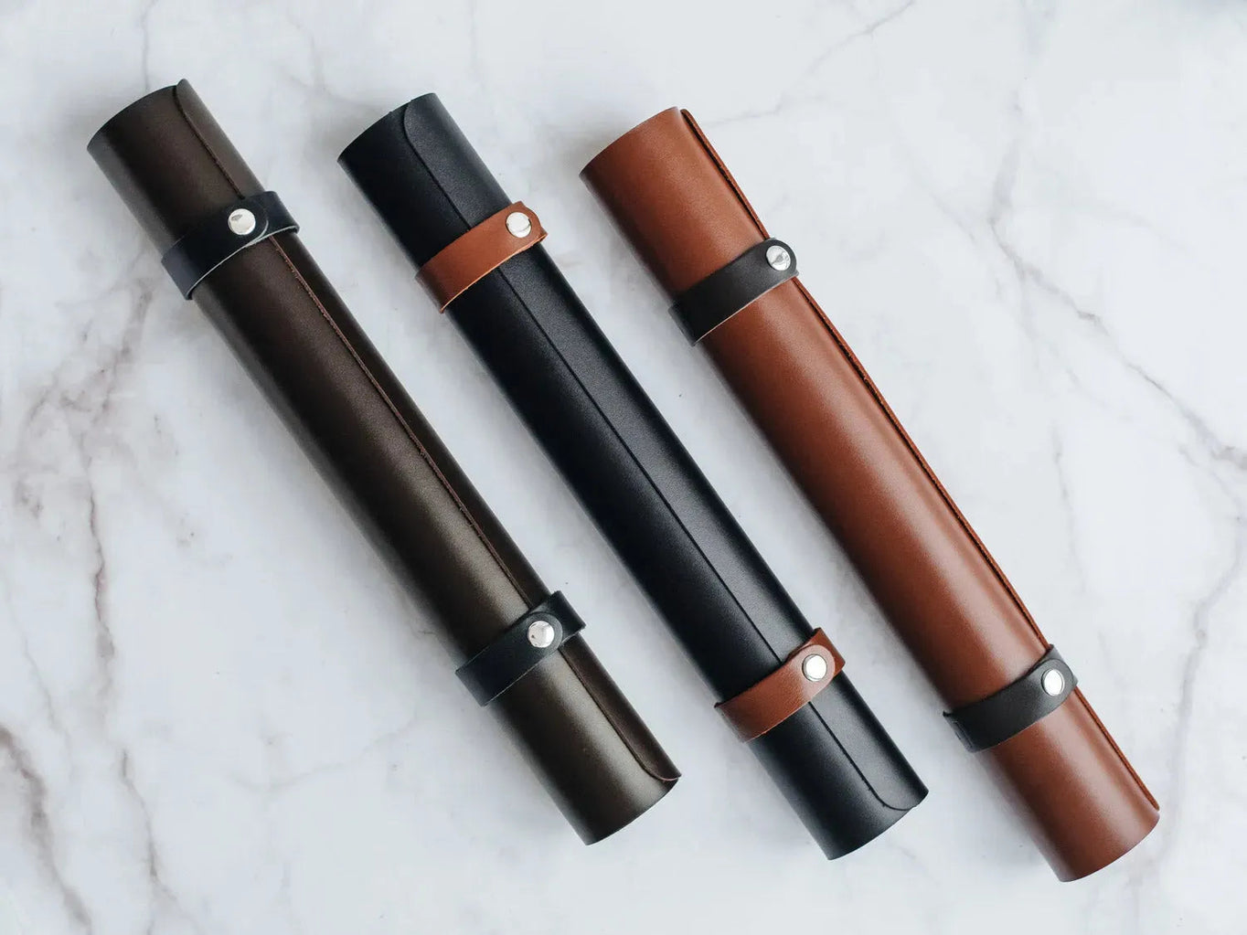 Leather Deskpad | Smooth | Cognac - Skin and Skin