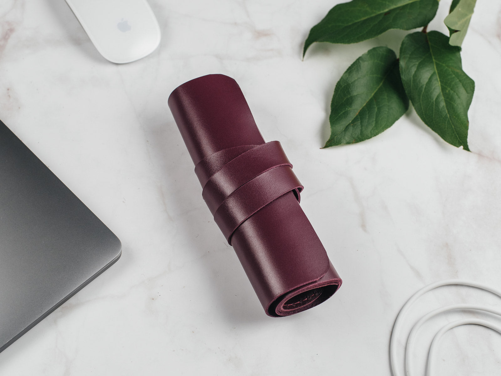 Згорток для ручок та олівців з натуральної гладкої шкіри, фото 21 — Skin&Skin