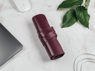 Згорток для ручок та олівців з натуральної гладкої шкіри, фото 21 — Skin&Skin