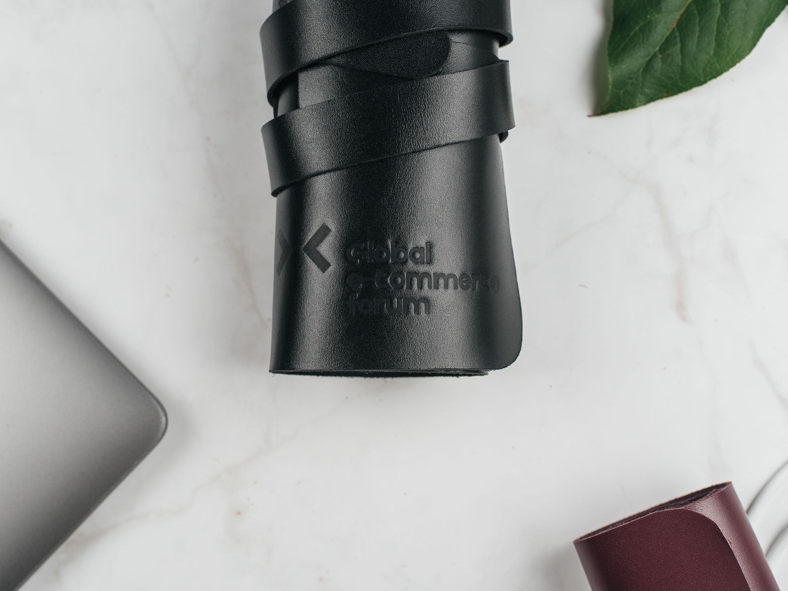 Згорток для ручок та олівців з натуральної гладкої шкіри, фото 8 — Skin&Skin