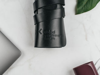 Згорток для ручок та олівців з натуральної гладкої шкіри, фото 8 — Skin&Skin