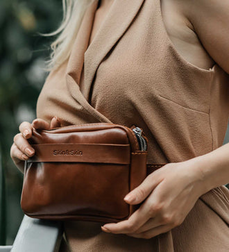 Шкіряна жіноча сумка на пояс зі знімним ремінцем | Go Bag, фото 27 — Skin&Skin