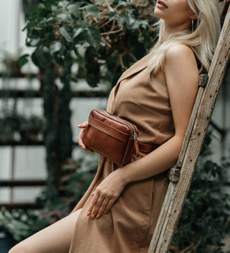 Шкіряна жіноча сумка на пояс зі знімним ремінцем | Go Bag, фото 28 — Skin&Skin