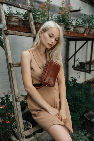 Шкіряна жіноча сумка на пояс зі знімним ремінцем | Go Bag, фото 24 — Skin&Skin