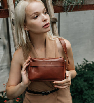 Шкіряна жіноча сумка на пояс зі знімним ремінцем | Go Bag, фото 29 — Skin&Skin