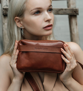 Шкіряна жіноча сумка на пояс зі знімним ремінцем | Go Bag, фото 30 — Skin&Skin