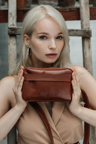 Шкіряна жіноча сумка на пояс зі знімним ремінцем | Go Bag, фото 25 — Skin&Skin