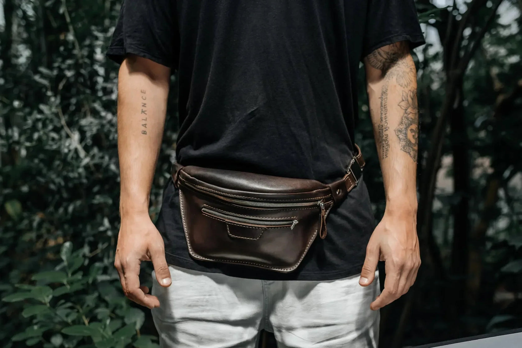 Поясна сумка Bum Bag з класичної шкіри для жінок та чоловіків, фото 24 — Skin&Skin