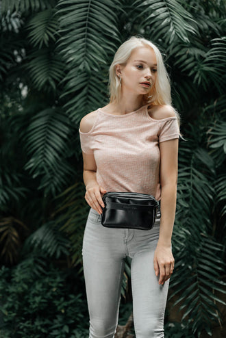 Шкіряна жіноча сумка на пояс зі знімним ремінцем | Go Bag, фото 11 — Skin&Skin