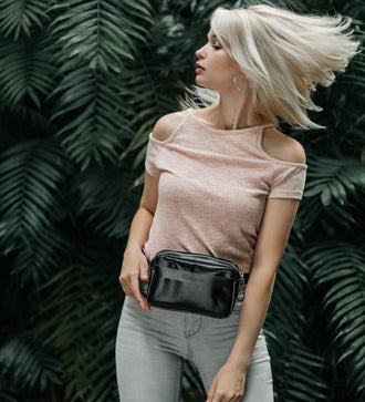 Шкіряна жіноча сумка на пояс зі знімним ремінцем | Go Bag, фото 12 — Skin&Skin