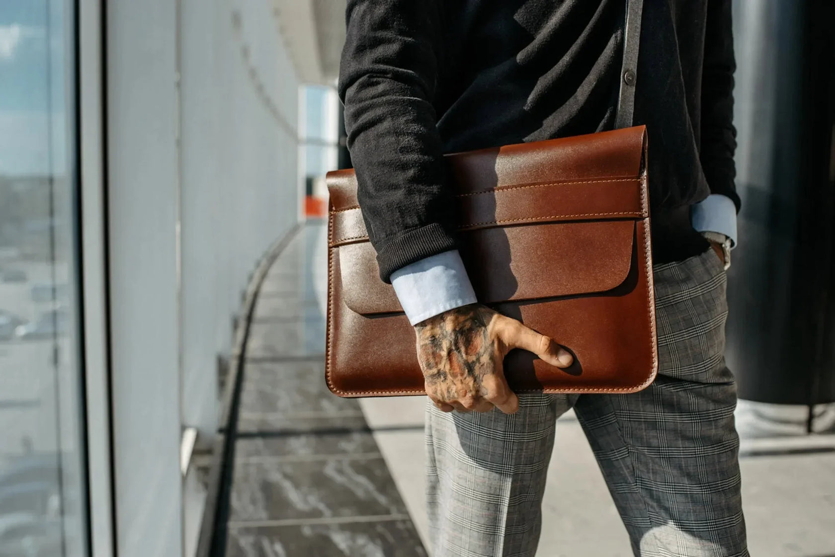 Шкіряний чохол-конверт для MacBook | Sleeve, фото 6 — Skin&Skin