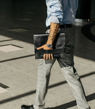 Чохол для MacBook із гладкої шкіри та повсті | Holder, фото 2 — Skin&Skin